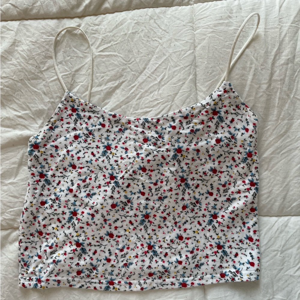 Small PacSun floral tank top